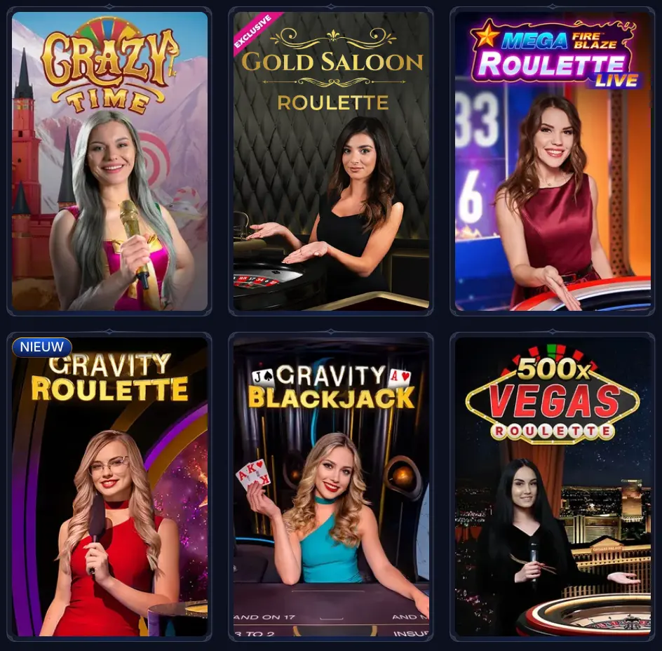 cazeus casino live games