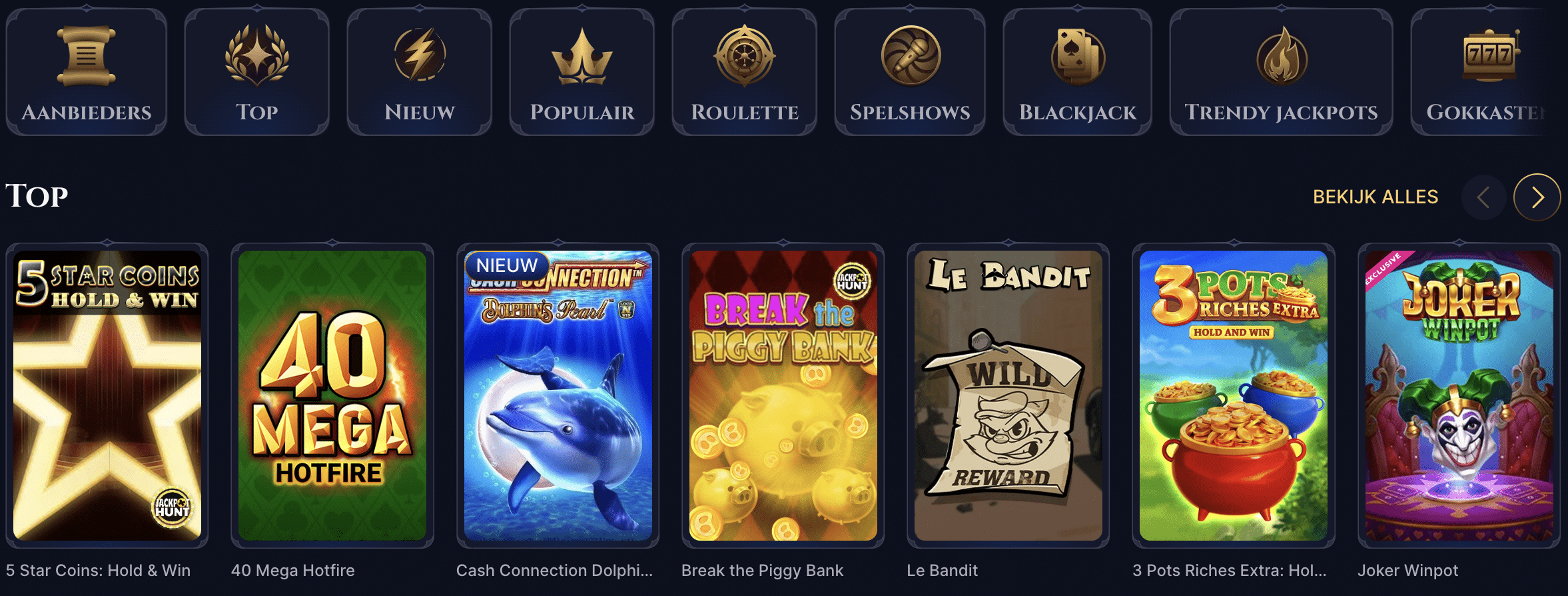 cazeus casino homepage